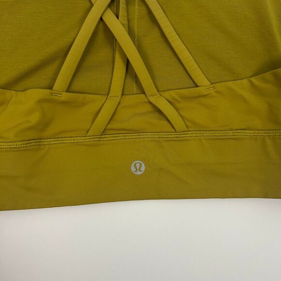 Lululemon Energy Bra Long Line Strappy Luxtreme Size 10 - Picture 3 of 4